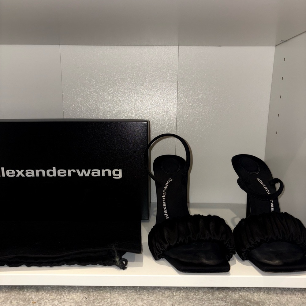 Alexander Wang Julie Scrunchie Slingback Heel